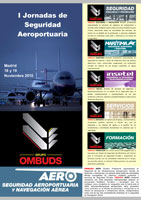 noviembre 2010 - I Jornadas de Seguridad Aeroportuaria con patrocinio de OMBUDS Aero